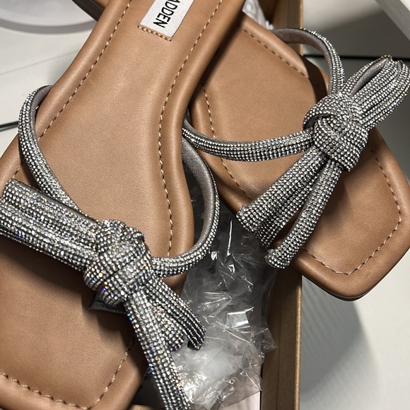 Steve Madden Rhinestone Sandals - Picture 2 of 3